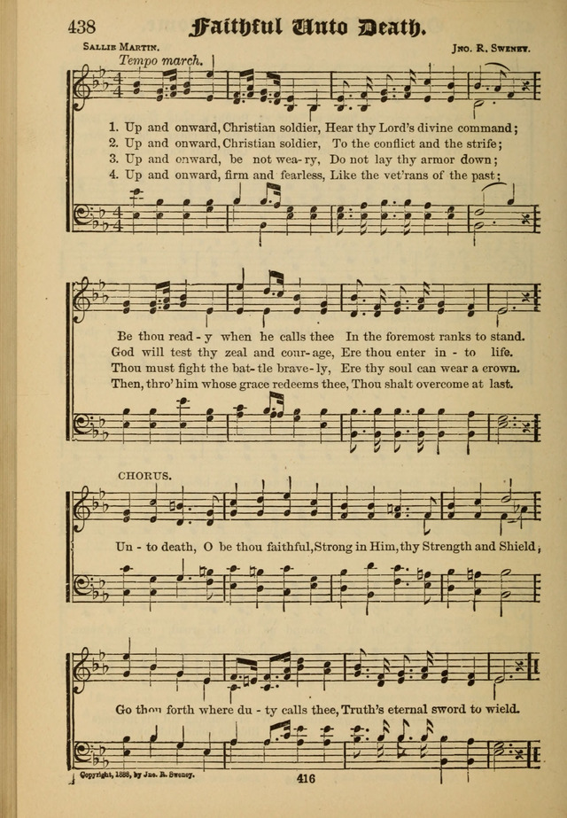 Sacred Trio: comprising Redemption Songs, Showers of Blessing, the Joyful Sound page 412