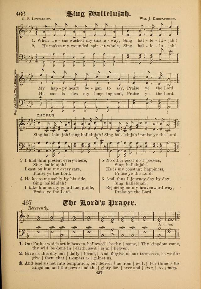 Sacred Trio: comprising Redemption Songs, Showers of Blessing, the Joyful Sound page 433