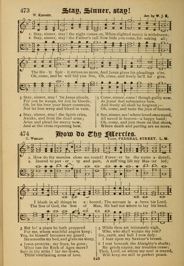 Sacred Trio: comprising Redemption Songs, Showers of Blessing, the Joyful Sound page 436