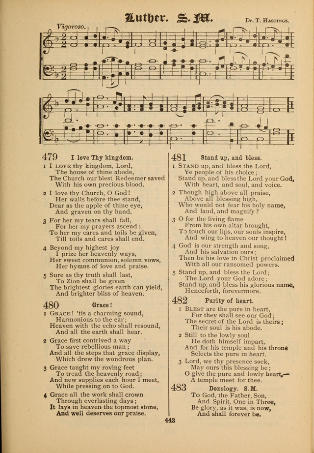 Sacred Trio: comprising Redemption Songs, Showers of Blessing, the Joyful Sound page 439