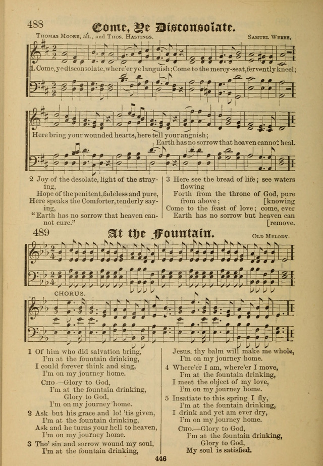 Sacred Trio: comprising Redemption Songs, Showers of Blessing, the Joyful Sound page 440