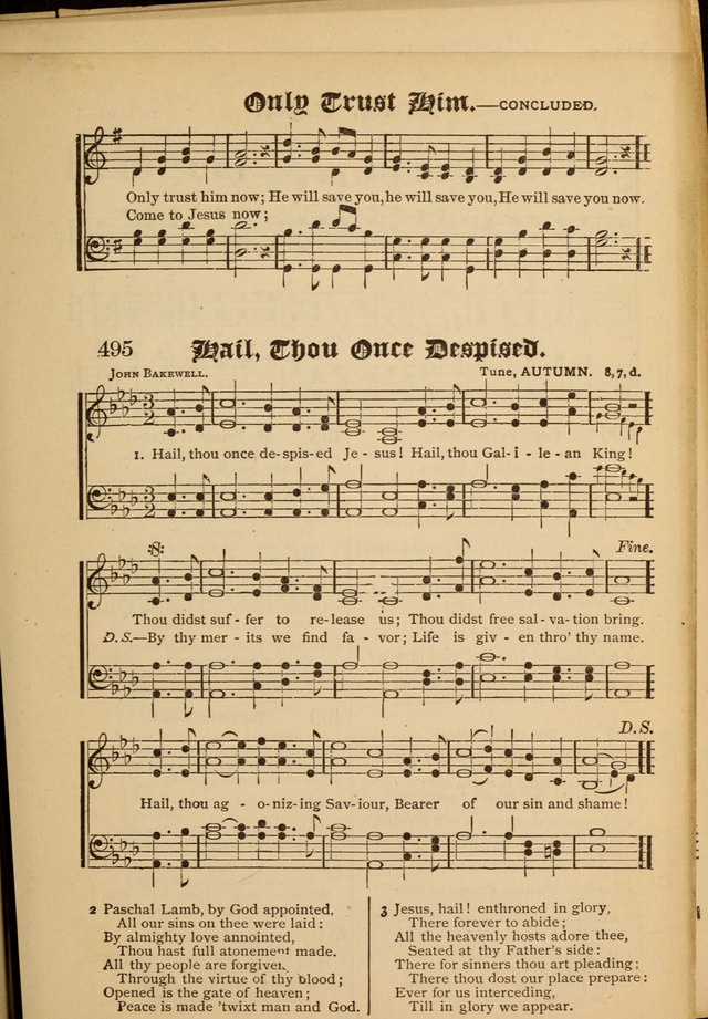 Sacred Trio: comprising Redemption Songs, Showers of Blessing, the Joyful Sound page 443