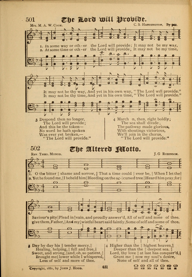 Sacred Trio: comprising Redemption Songs, Showers of Blessing, the Joyful Sound page 445