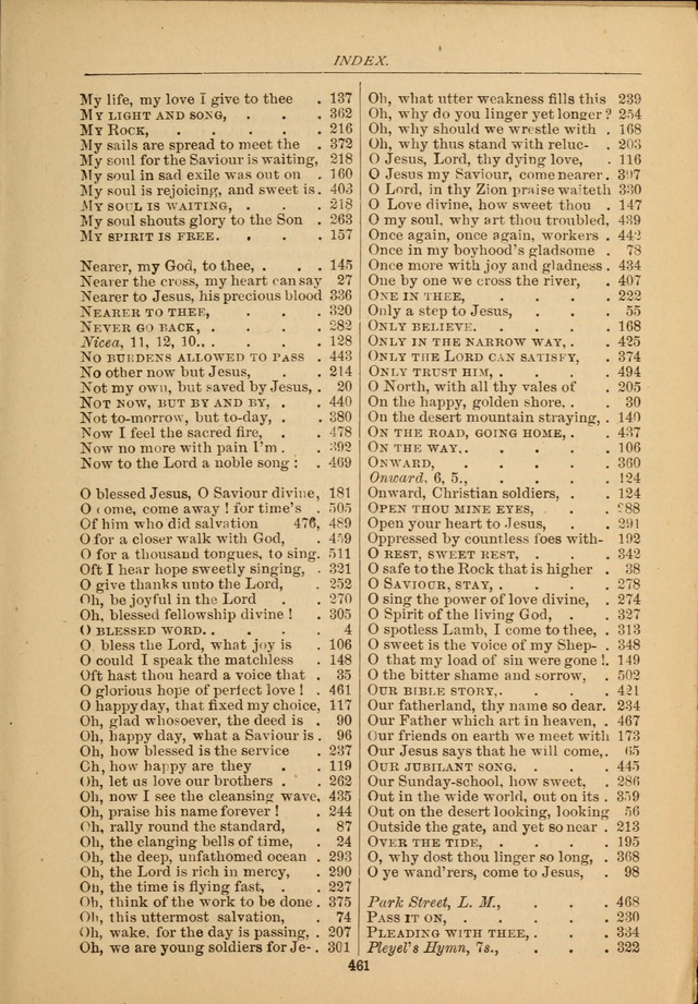 Sacred Trio: comprising Redemption Songs, Showers of Blessing, the Joyful Sound page 455