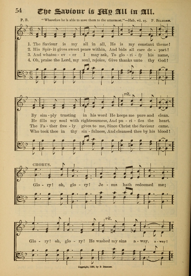 Sacred Trio: comprising Redemption Songs, Showers of Blessing, the Joyful Sound page 52