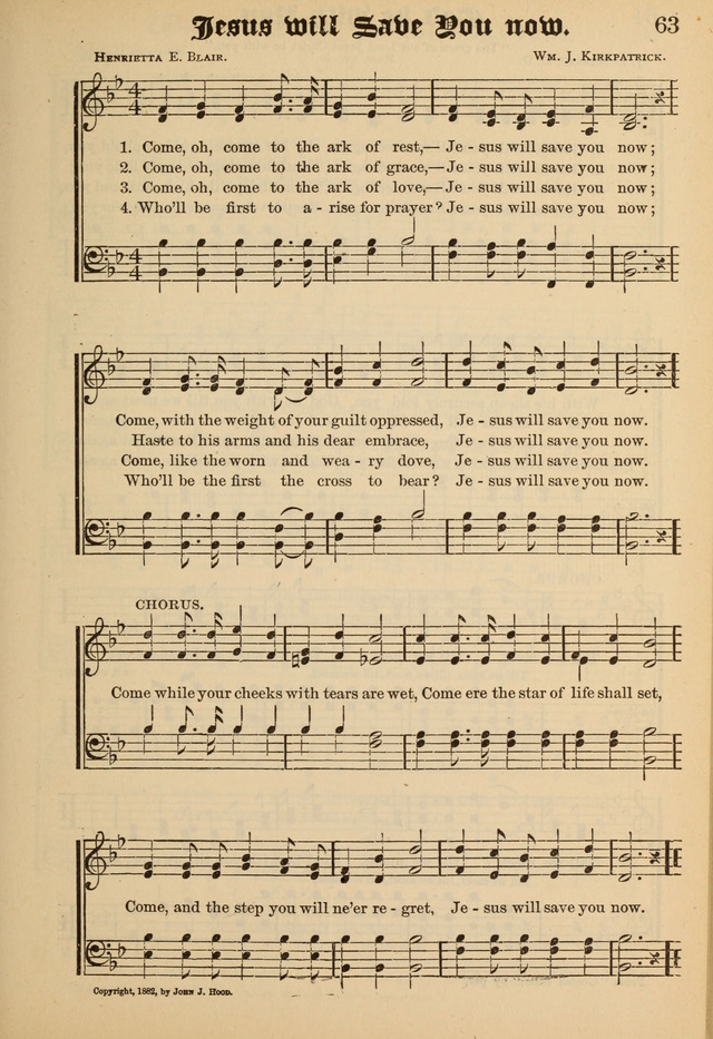 Sacred Trio: comprising Redemption Songs, Showers of Blessing, the Joyful Sound page 61