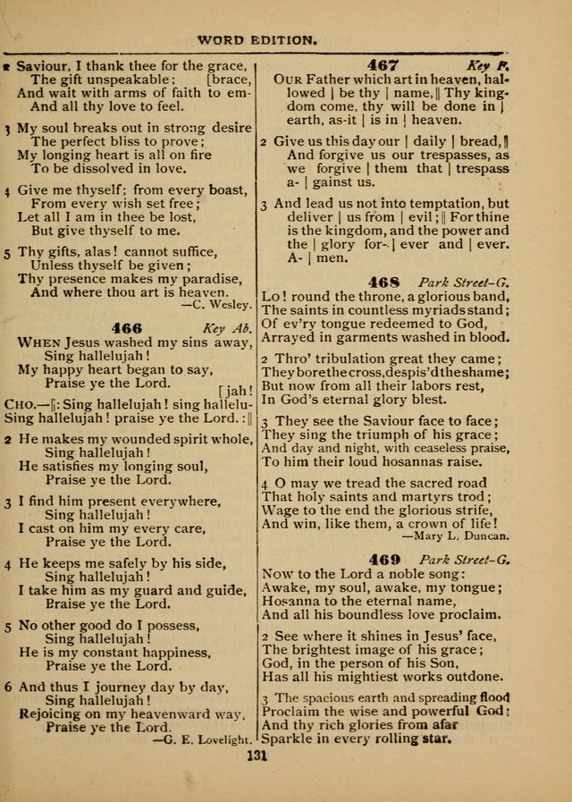 The Sacred Trio: comprising Redemption Songs, Showers of Blessing, The Joyful Sound (Word ed.) page 133