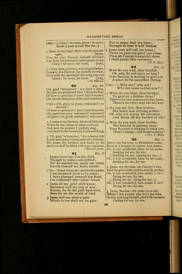 The Sacred Trio: comprising Redemption Songs, Showers of Blessing, The Joyful Sound (Word ed.) page 30