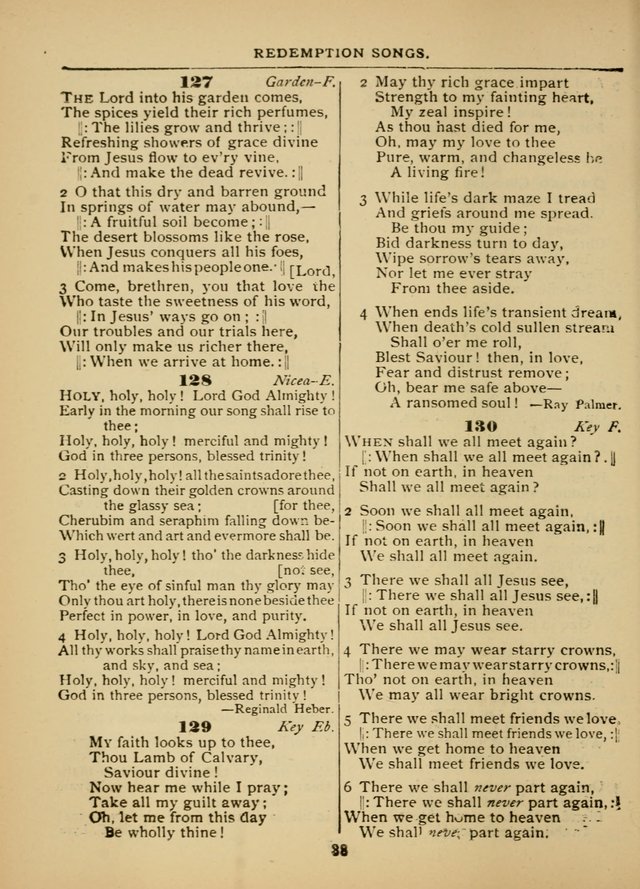 The Sacred Trio: comprising Redemption Songs, Showers of Blessing, The Joyful Sound (Word ed.) page 40