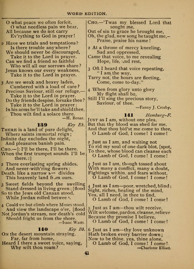 The Sacred Trio: comprising Redemption Songs, Showers of Blessing, The Joyful Sound (Word ed.) page 43