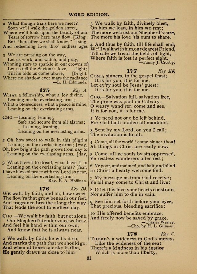 The Sacred Trio: comprising Redemption Songs, Showers of Blessing, The Joyful Sound (Word ed.) page 53