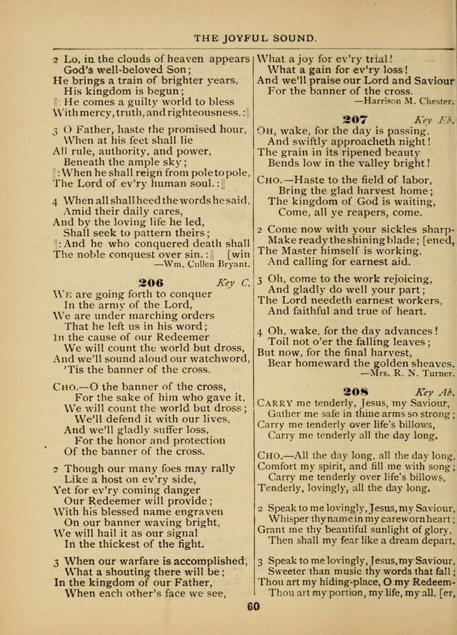 The Sacred Trio: comprising Redemption Songs, Showers of Blessing, The Joyful Sound (Word ed.) page 62