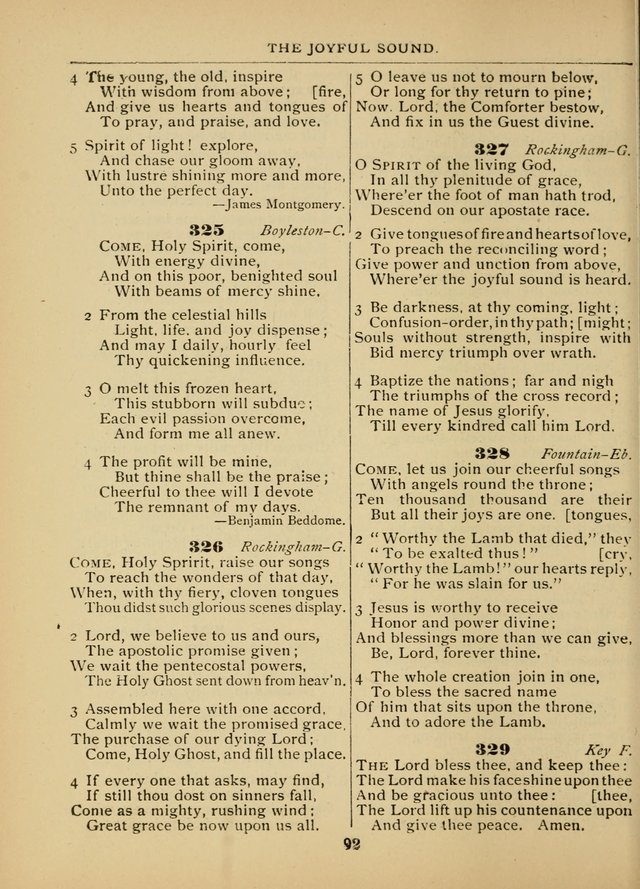 The Sacred Trio: comprising Redemption Songs, Showers of Blessing, The Joyful Sound (Word ed.) page 94