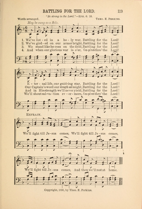 Songs Tried and Proved: for the user of prayer meetings, Sunday schools, general evangelistic work, and the home circle page 119