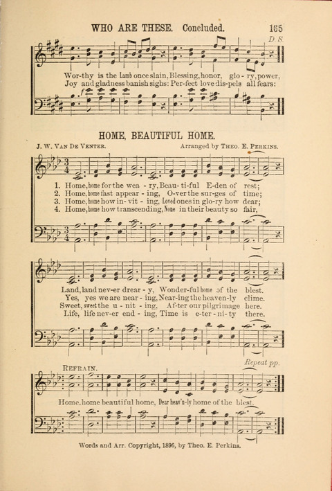 Songs Tried and Proved: for the user of prayer meetings, Sunday schools, general evangelistic work, and the home circle page 165