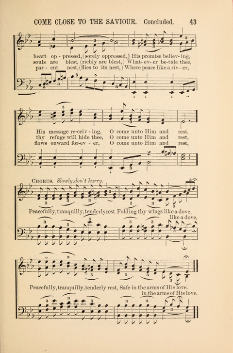 Songs Tried and Proved: for the user of prayer meetings, Sunday schools, general evangelistic work, and the home circle page 43