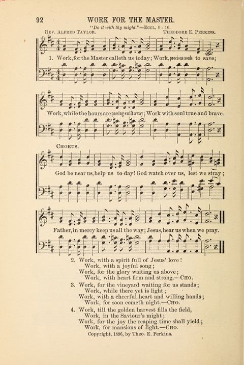 Songs Tried and Proved: for the user of prayer meetings, Sunday schools, general evangelistic work, and the home circle page 92