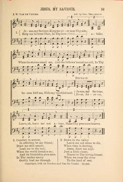 Songs Tried and Proved: for the user of prayer meetings, Sunday schools, general evangelistic work, and the home circle page 99