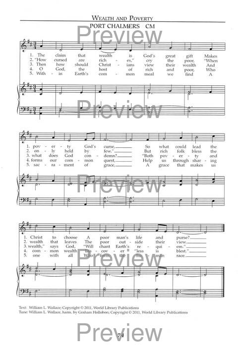 Singing the Sacred: psalms, hymns, and spiritual songs (Vol 1) page 74