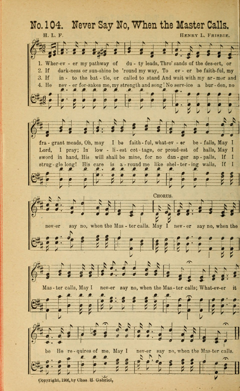 Sing Unto the Lord: A Collection of Sacred Songs page 104