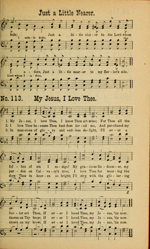 Sing Unto the Lord: A Collection of Sacred Songs page 113