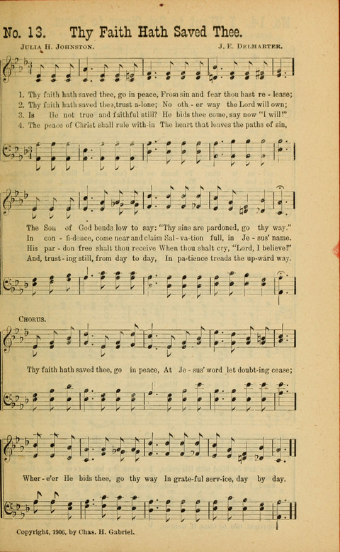 Sing Unto the Lord: A Collection of Sacred Songs page 13