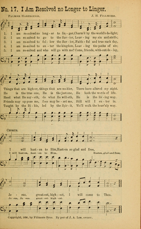 Sing Unto the Lord: A Collection of Sacred Songs page 17