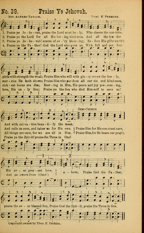 Sing Unto the Lord: A Collection of Sacred Songs page 39