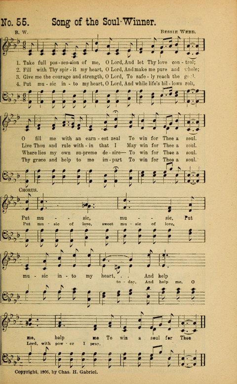 Sing Unto the Lord: A Collection of Sacred Songs page 55