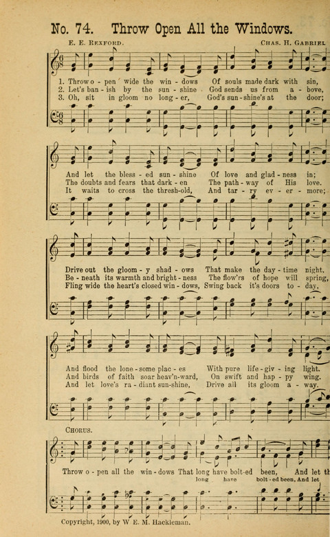 Sing Unto the Lord: A Collection of Sacred Songs page 74