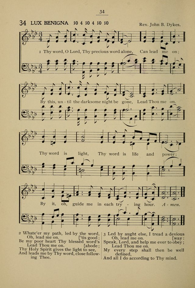 Student Volunteer Hymnal: Fourth International Convention, Toronto, 1902 page 34