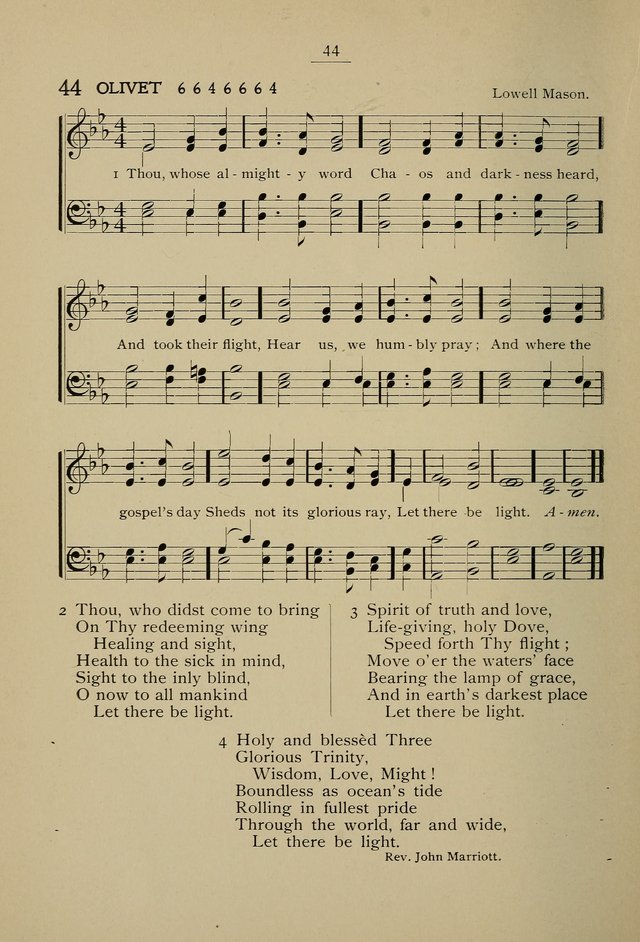 Student Volunteer Hymnal: Fourth International Convention, Toronto, 1902 page 44