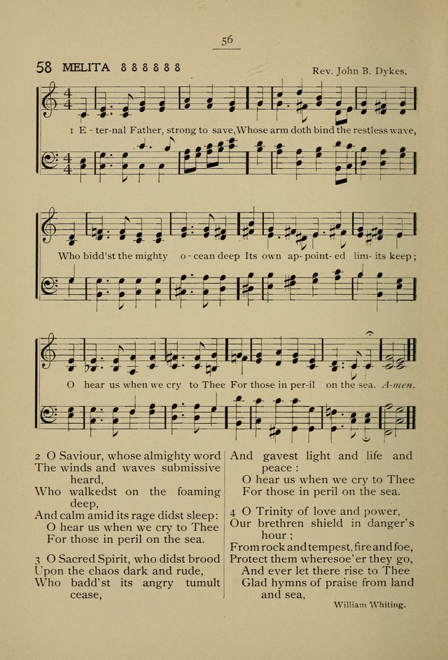 Student Volunteer Hymnal: Fourth International Convention, Toronto, 1902 page 56