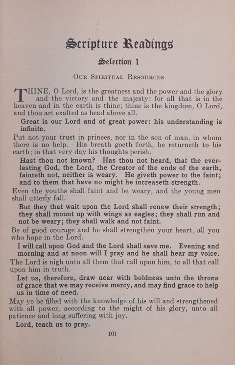 Student Volunteer Hymnal page 101