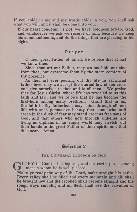 Student Volunteer Hymnal page 102