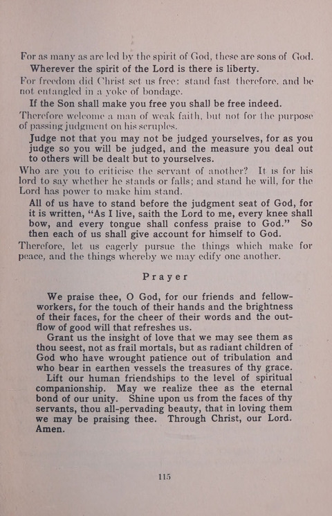 Student Volunteer Hymnal page 115