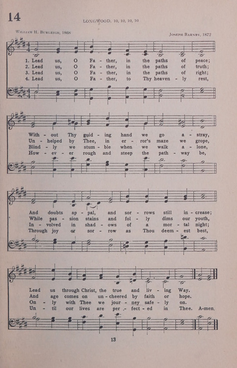 Student Volunteer Hymnal page 13