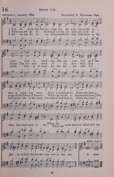 Student Volunteer Hymnal page 15