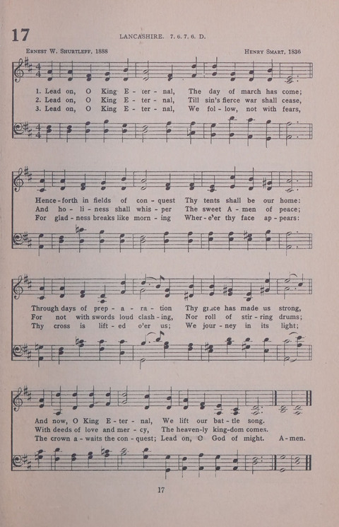 Student Volunteer Hymnal page 17