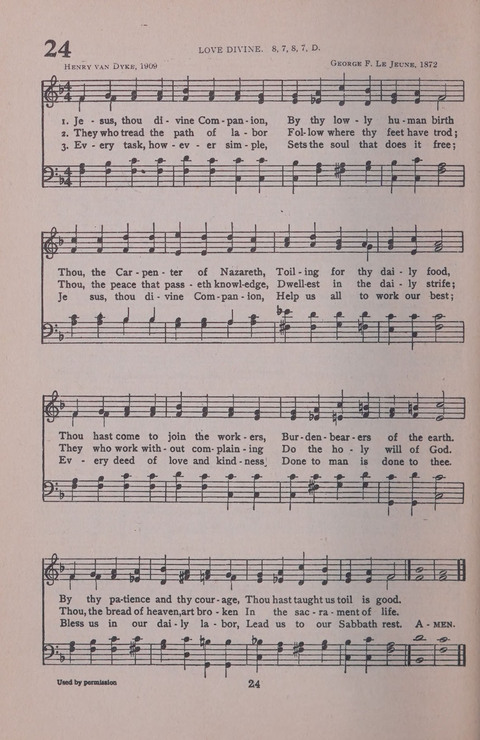 Student Volunteer Hymnal page 24