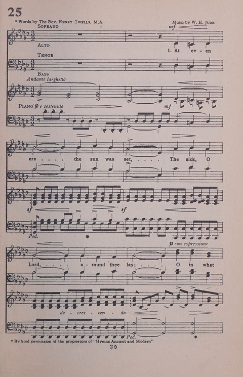 Student Volunteer Hymnal page 25