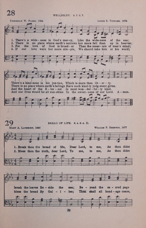 Student Volunteer Hymnal page 29