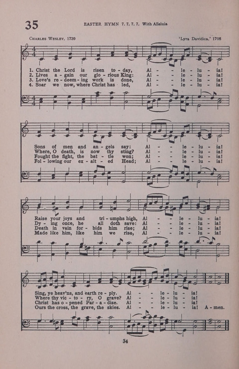 Student Volunteer Hymnal page 34