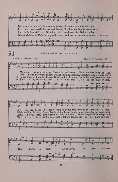 Student Volunteer Hymnal page 46