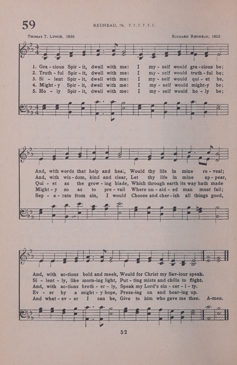 Student Volunteer Hymnal page 52