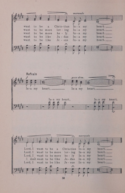 Student Volunteer Hymnal page 58