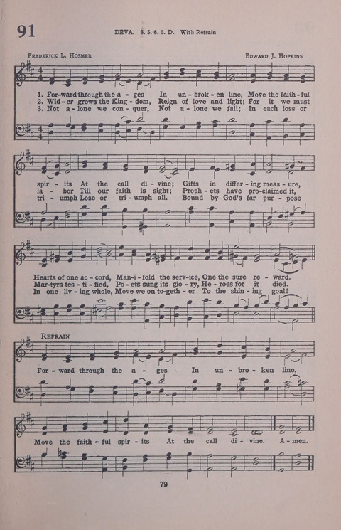 Student Volunteer Hymnal page 79