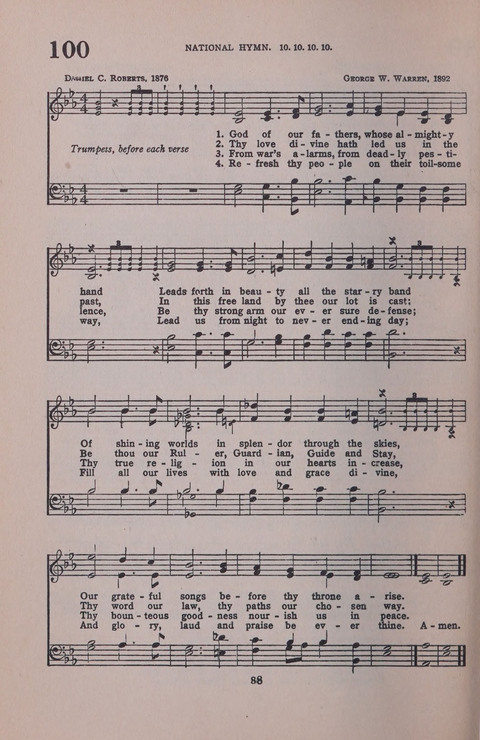 Student Volunteer Hymnal page 88