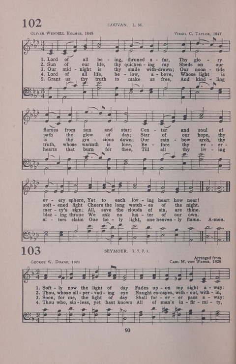 Student Volunteer Hymnal page 90