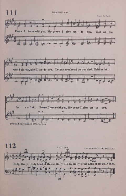 Student Volunteer Hymnal page 99